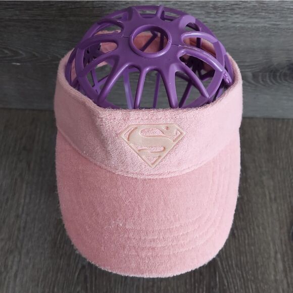 DC Comics Superman Supergirl Pink Visor - Picture 2 of 7